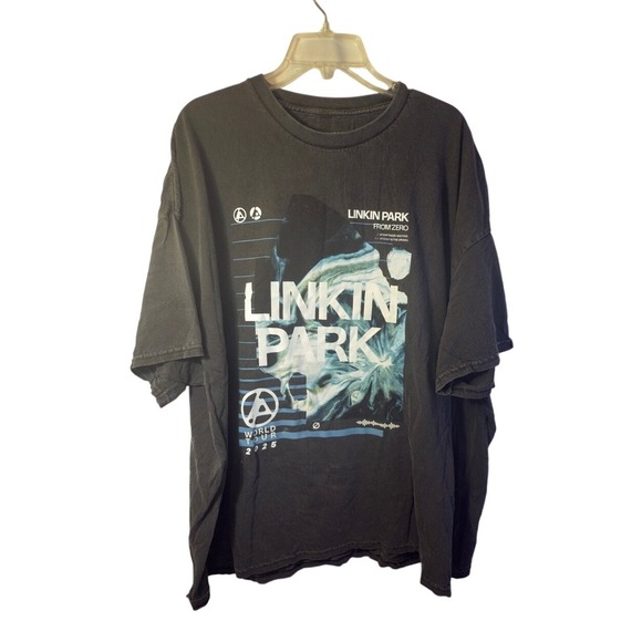 Linkin Park Other - Linkin Park From Zero Graphic T Shirt Black 3XL World Tour 2020
